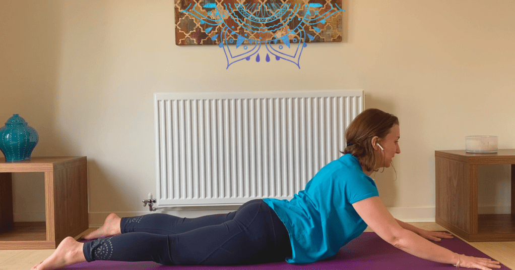 Yin yoga pose, yin yoga seal pose, yin yoga for the spine