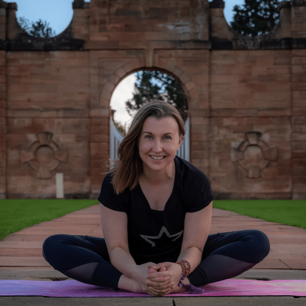 Butterfly pose
Yin yoga pose