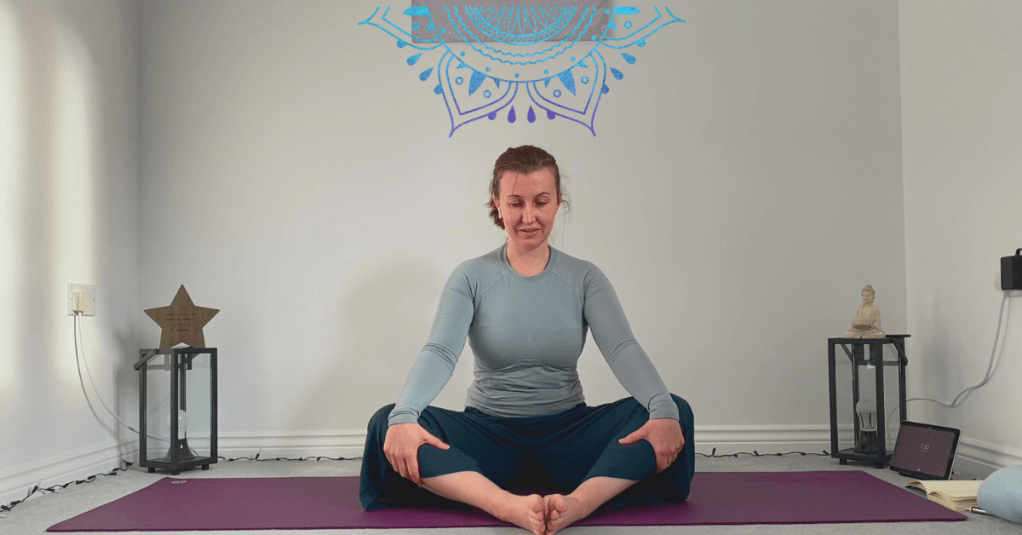 Butterfly pose