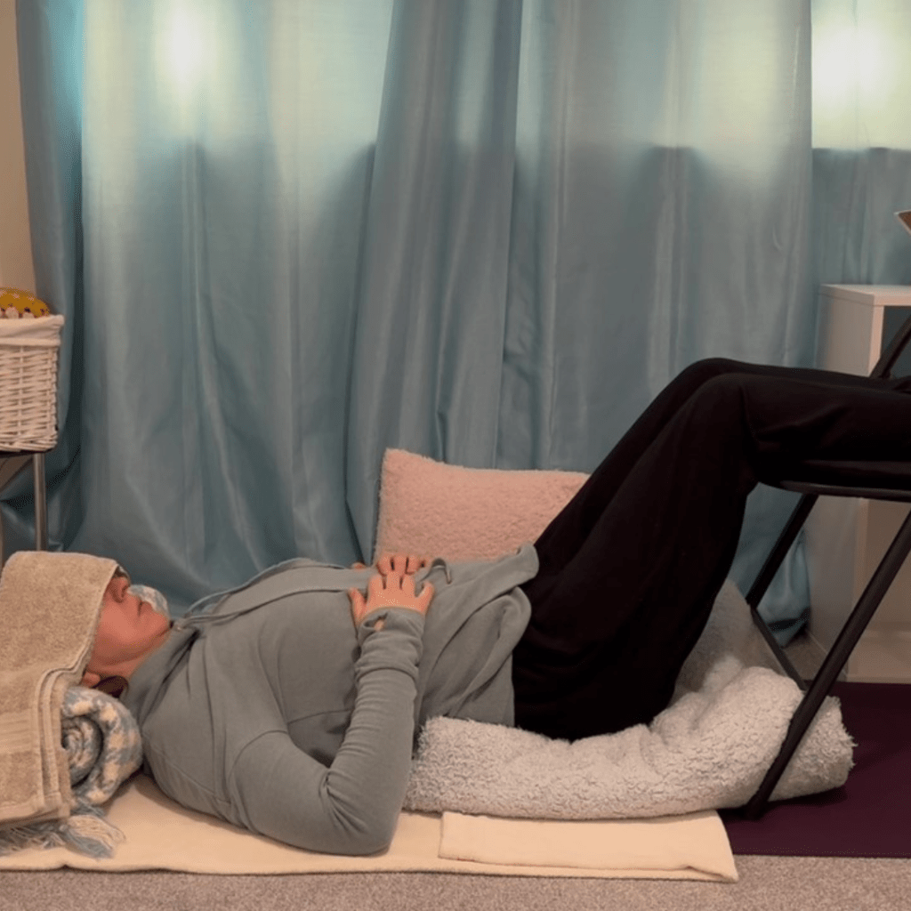 Restorative Yoga pose